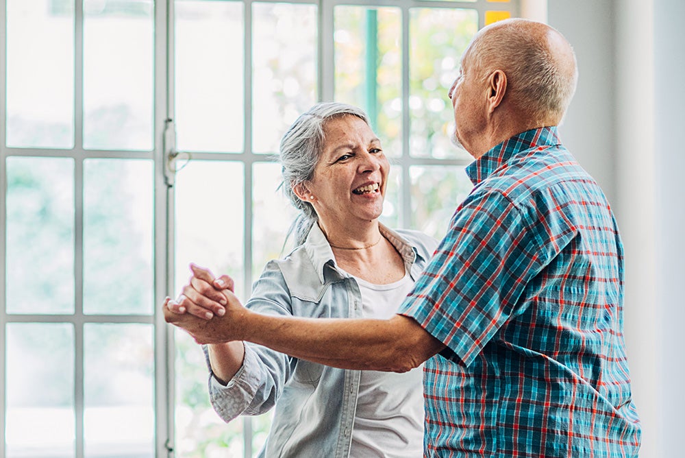 Couple dancing together